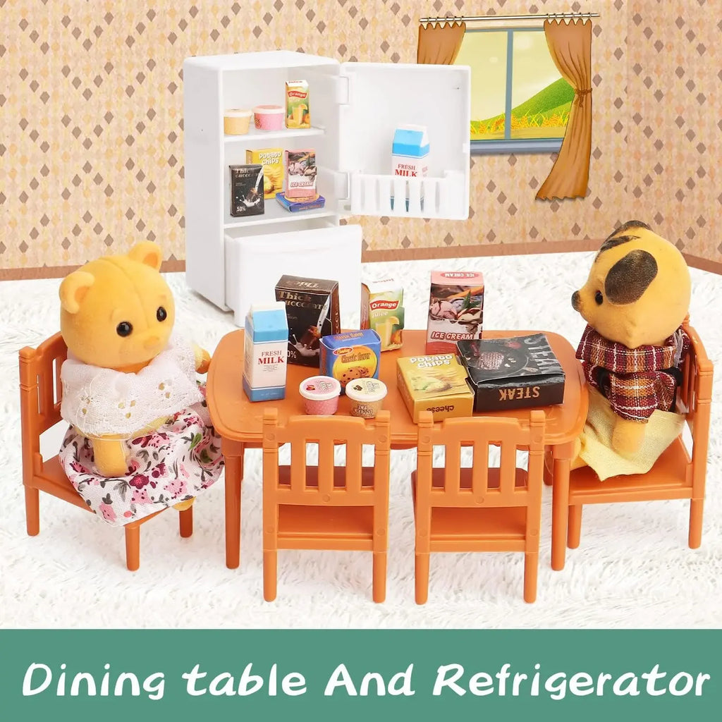 Dollhouse Furniture Kids Toys Miniature Doll House Accessories