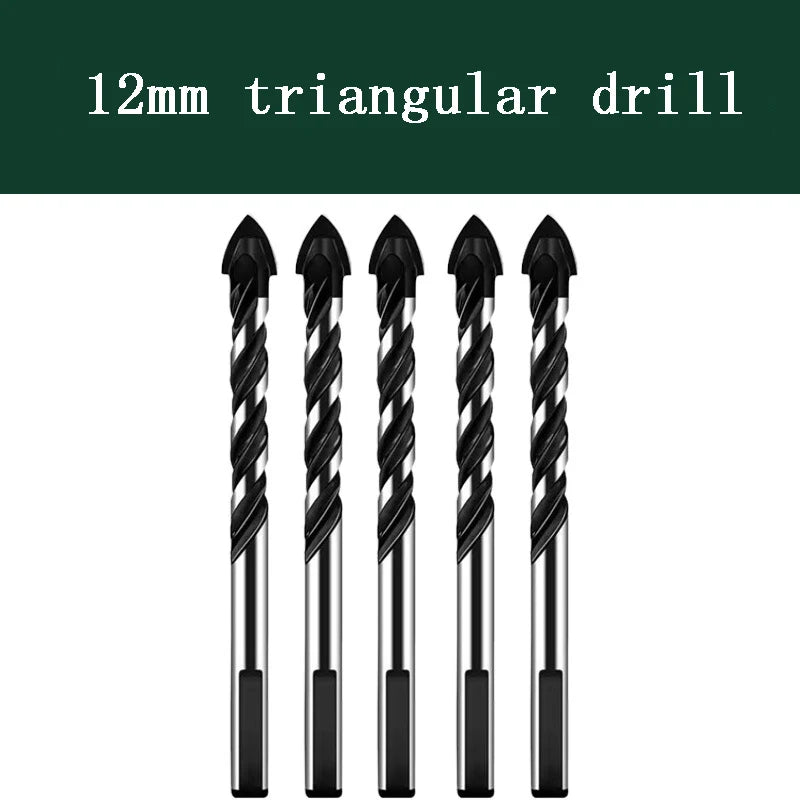 Glass Metal Tile Drill Bit 6- Multifunctional Triangle Diamond Zpaxo 1PC12mm 1