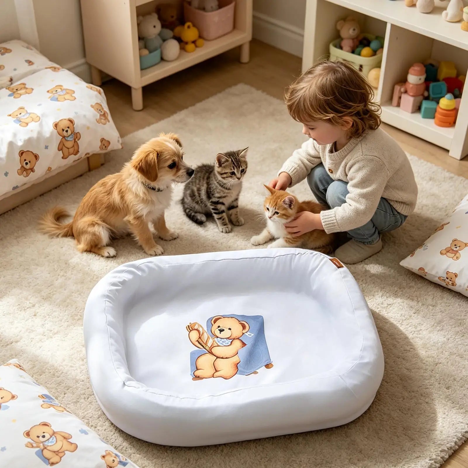 Dog Cover Bed Dustproof Pet Mattress Protector Replacement Chew Proof