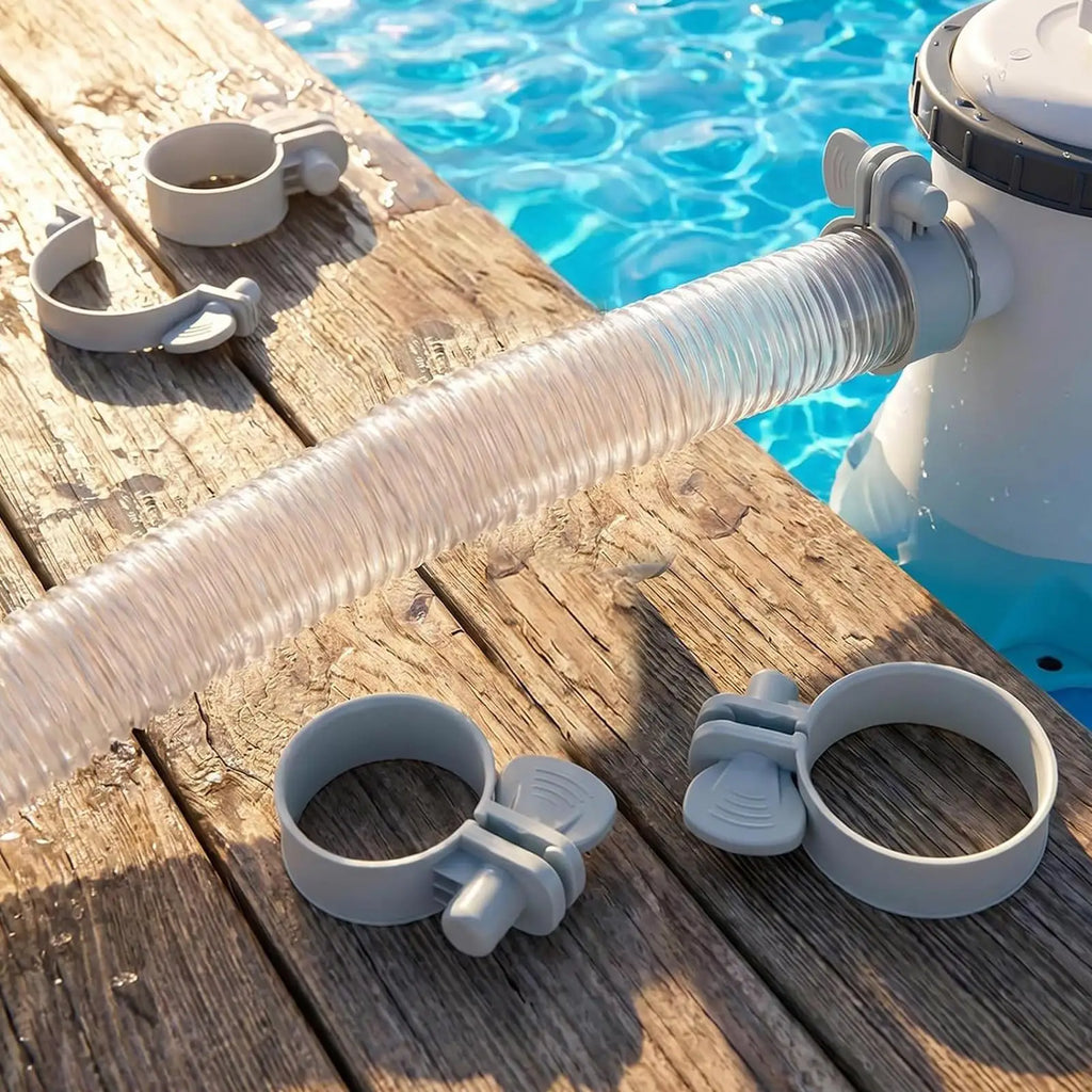 Pool Hose Clamps Adjustable Tube Clip 1 25 Pump Connector Home