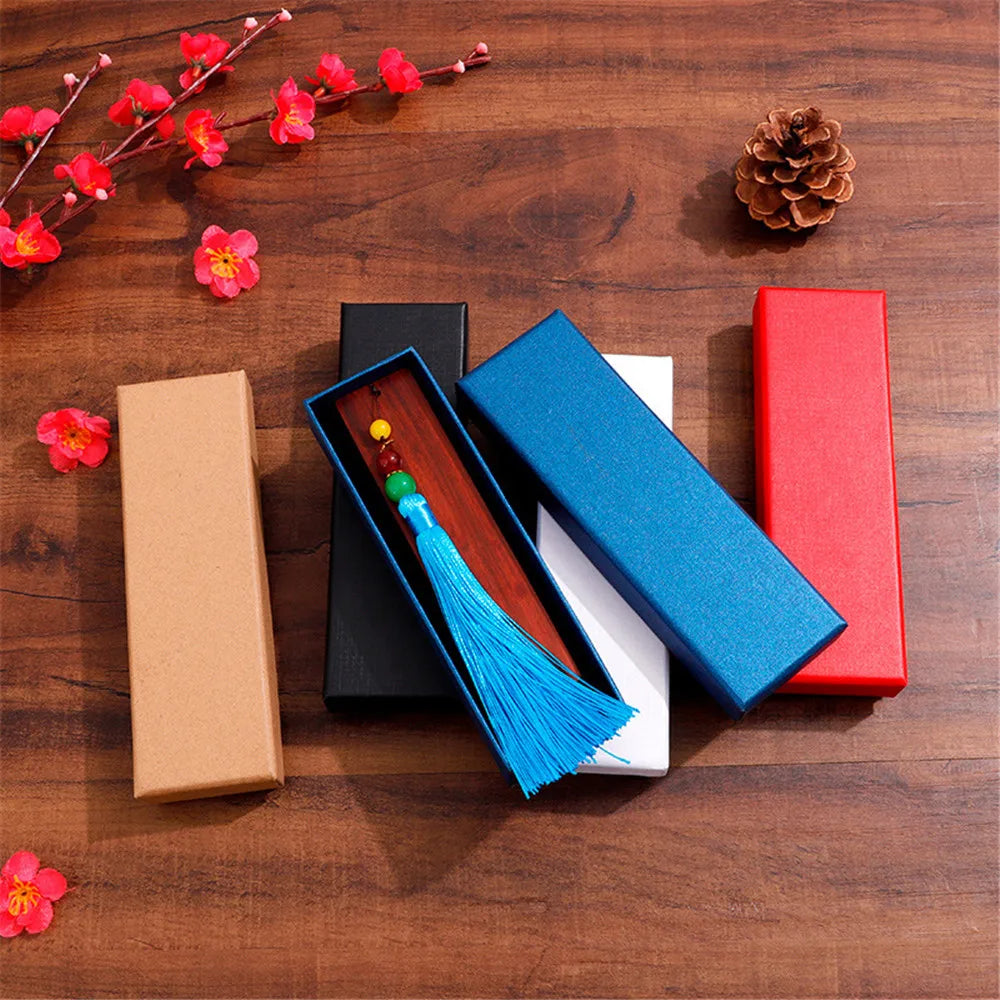 Retro Kraft Paper Gift Box – Jewelry, Pen & Bookmark Packaging Gift Packaging Box Zpaxo