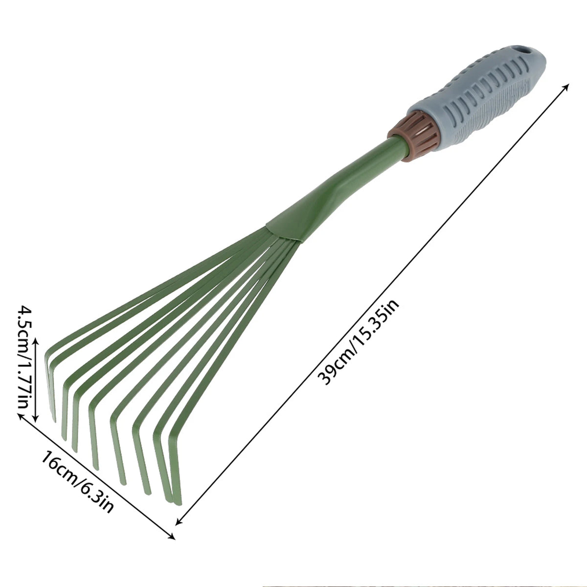 25/27/30cm Garden Shovel Heavy Duty Steel Multifunction Cleaning Spade Flat Shovel Sharp Planting Farm Weeding Tools with Gloves Zpaxo Garden rake
