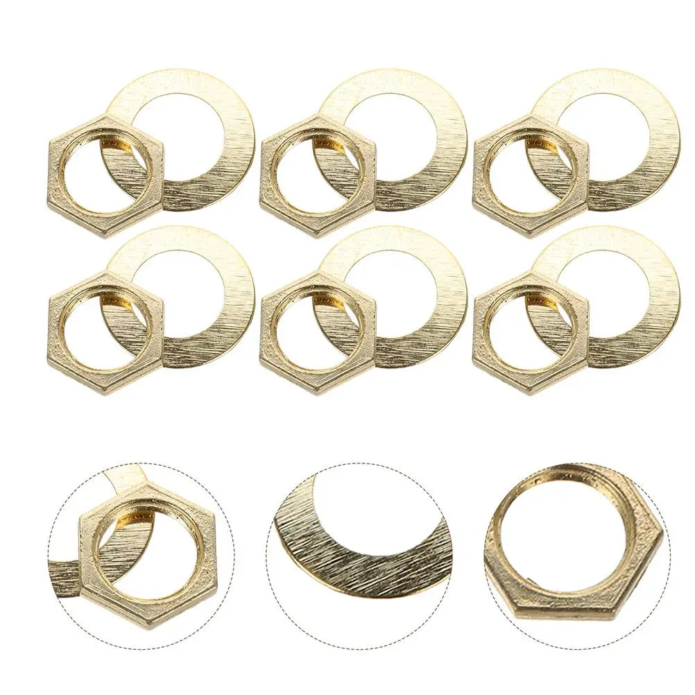 Nuts Washers Quartz Clock Fittings Wall Repair Assembly Parts Diy