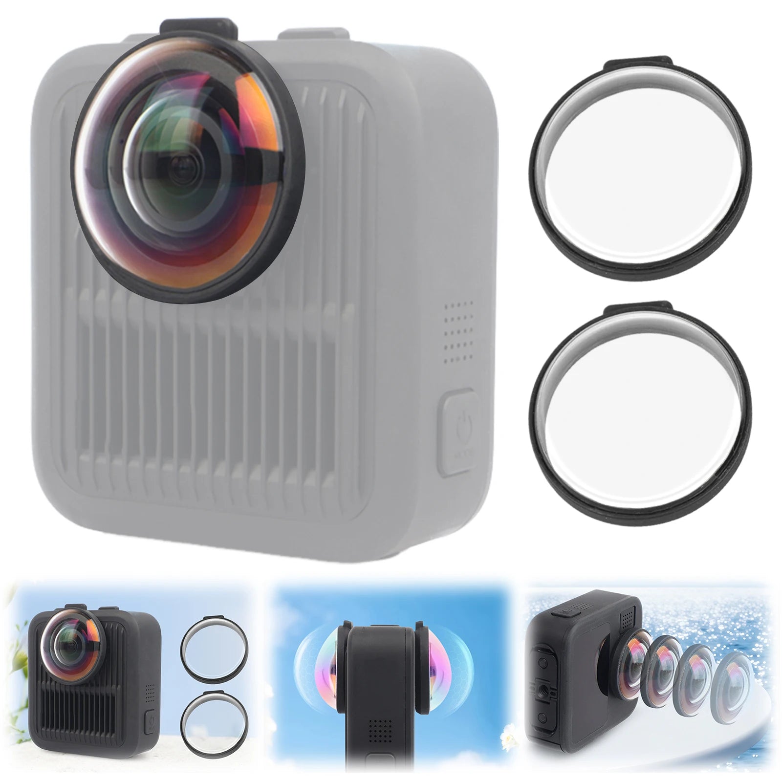 Gopro MAX 2 Optical Glass Lens Protector Lightweight Action Camera