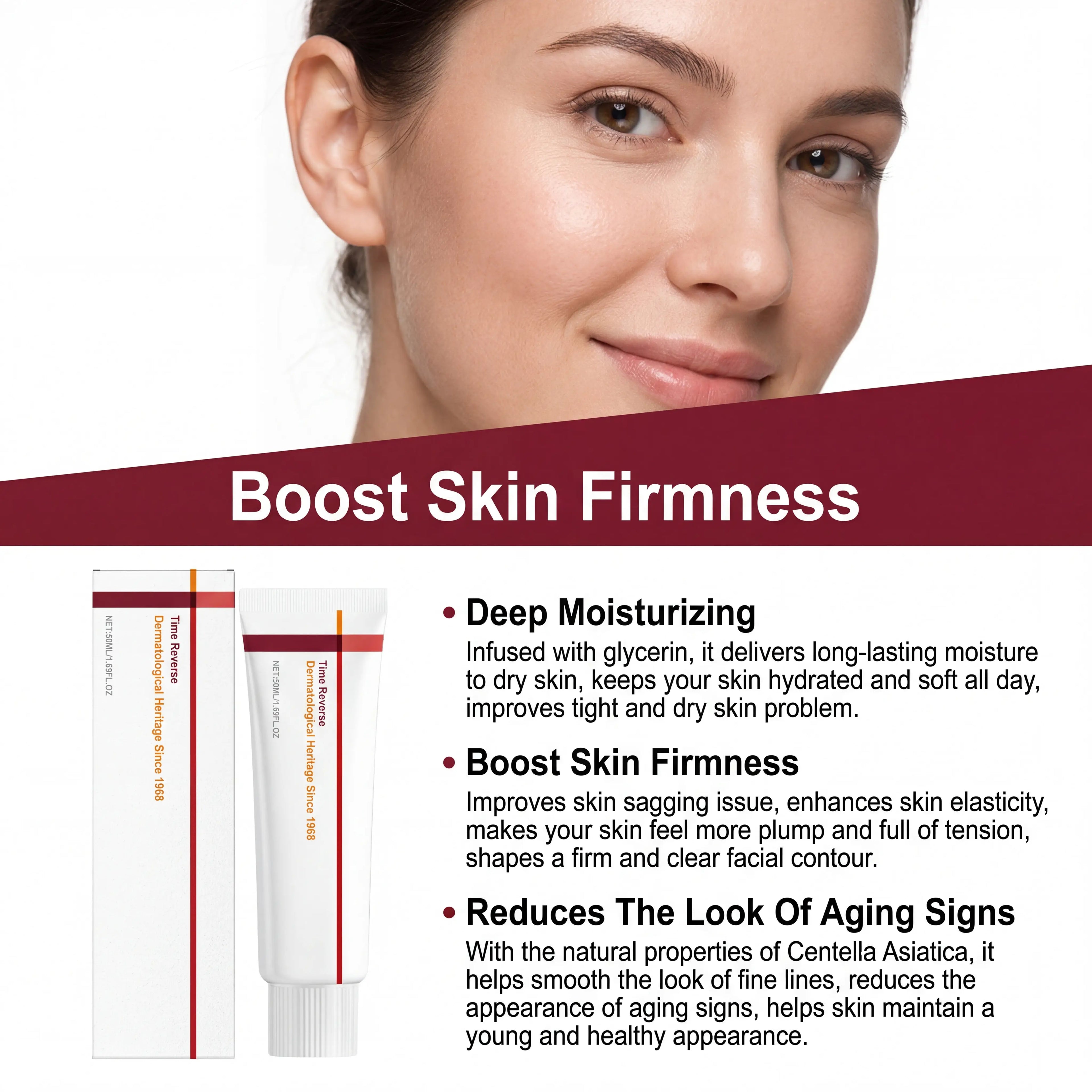 50ml Centero Face Cream Plant Extracts Long Lasting Moisturization Stabilizing Restoring Soothing Redness Deep Hydration Lock Zpaxo