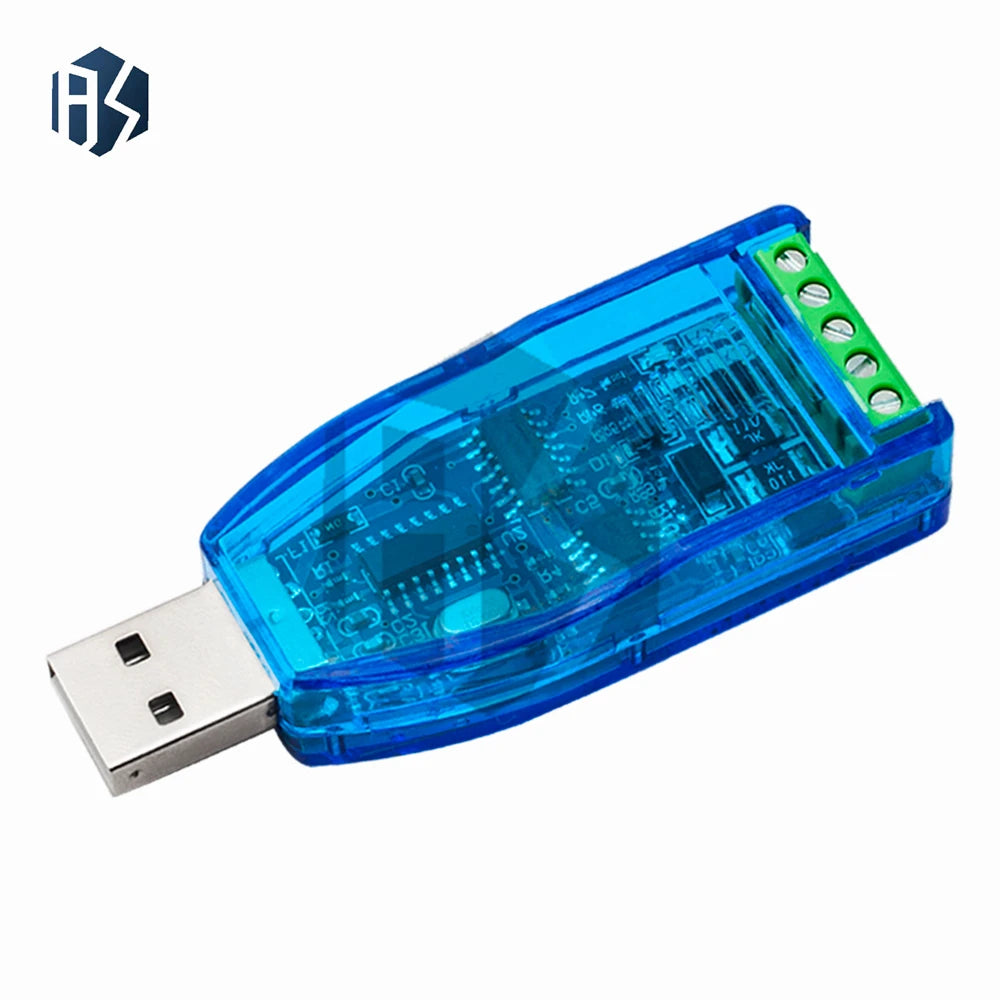 ‌CH340 Industrial USB to RS485/422 Converter Module (3.3V-5V) with TVS Surge Protection Zpaxo