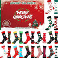 Christmas Sock Advent Calendar 2024 12 Pairs Fun Colorful Socks Xmas