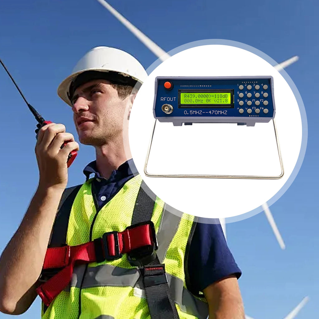0 5MHZ 470MHZ RF Signal Generator CTCSS Function Audio Modulation