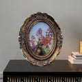 Vintage Oval Resin Photo Frame – European Baroque Style Vintage Picture Frame Zpaxo Default Title