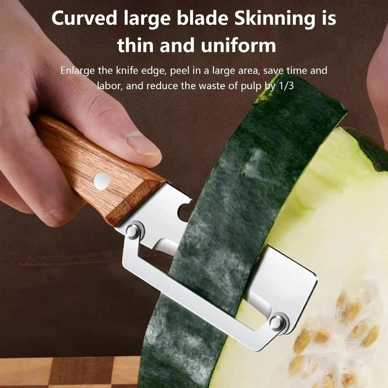Stainless Steel Fruit & Vegetable Peeler with Bottle Opener Vegetable Peeler Zpaxo