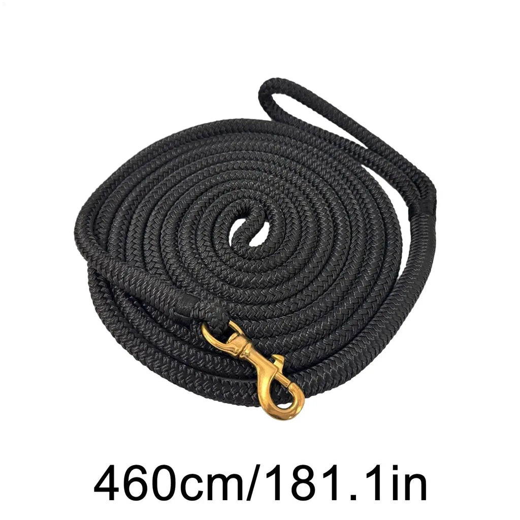 Horse Lunge Line Performance Horse Line Tack Equine Lunge Lead with Quick Halter for Daily Outside Barn Farm Pasture Stable Zpaxo