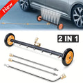 4-Nozzle Undercarriage Cleaner & Pressure Washer Water Broom