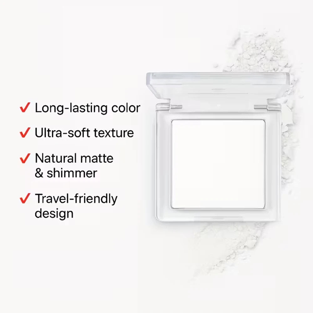 Long Lasting Matte highlights with eyeshadow tray - Shiny glitter for natural contours of all skin tones, orange and white Zpaxo