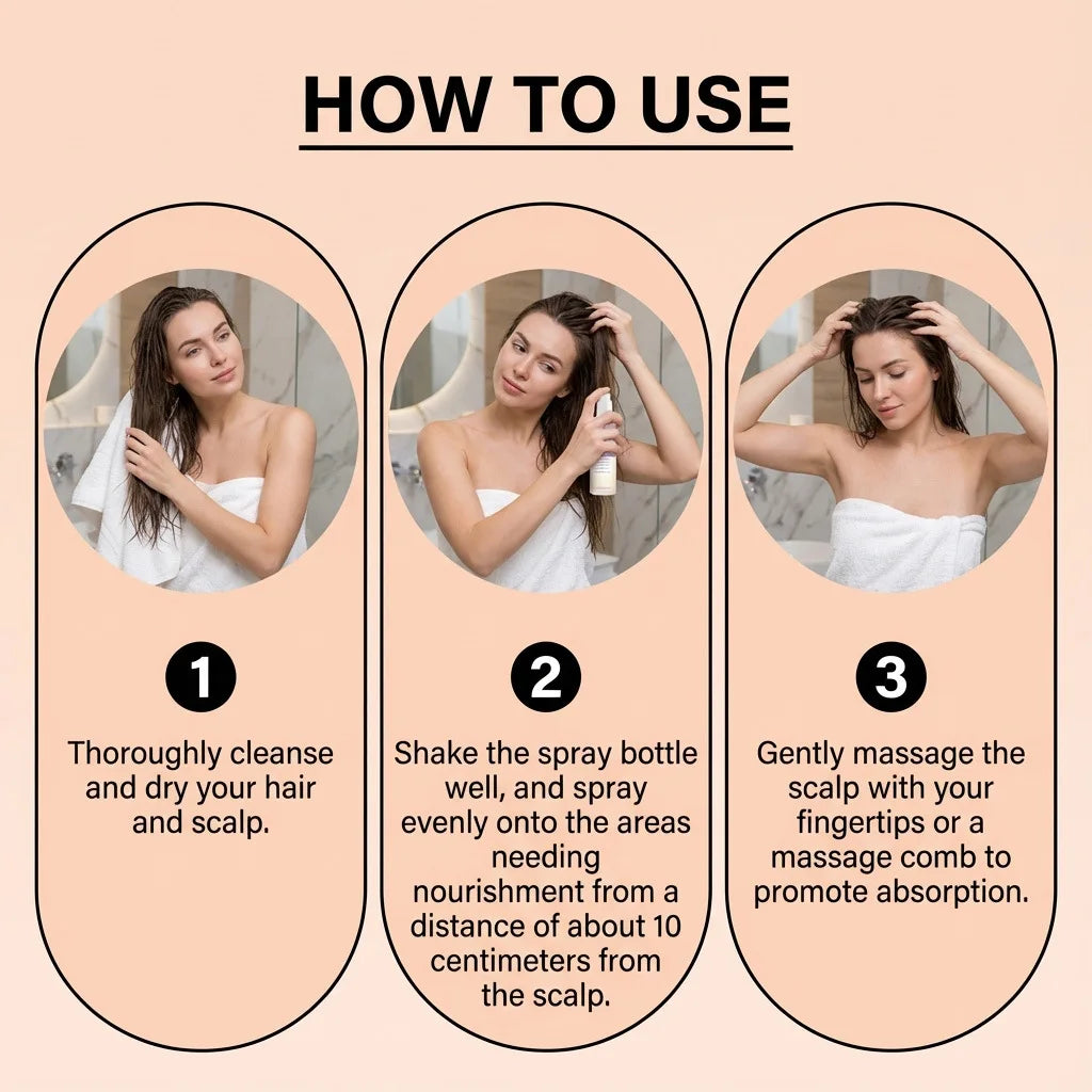 HOEGOA Hair Moisturizing Spray – Frizz Control & Smoothing Leave-In Hair Spray Zpaxo