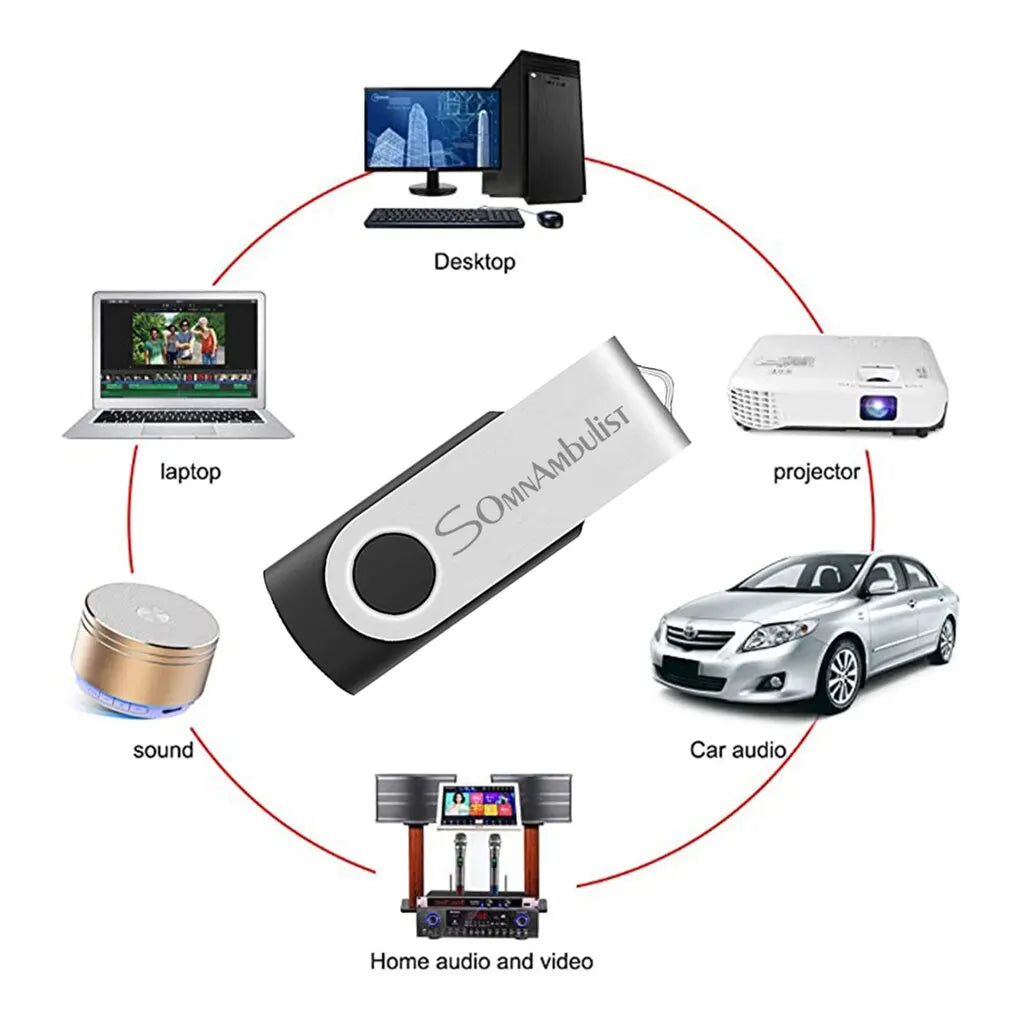 Somnambulist Pen Drive 32GB 64GB 128GB Speed USB2 0 Mobile Mini 16GB Zpaxo