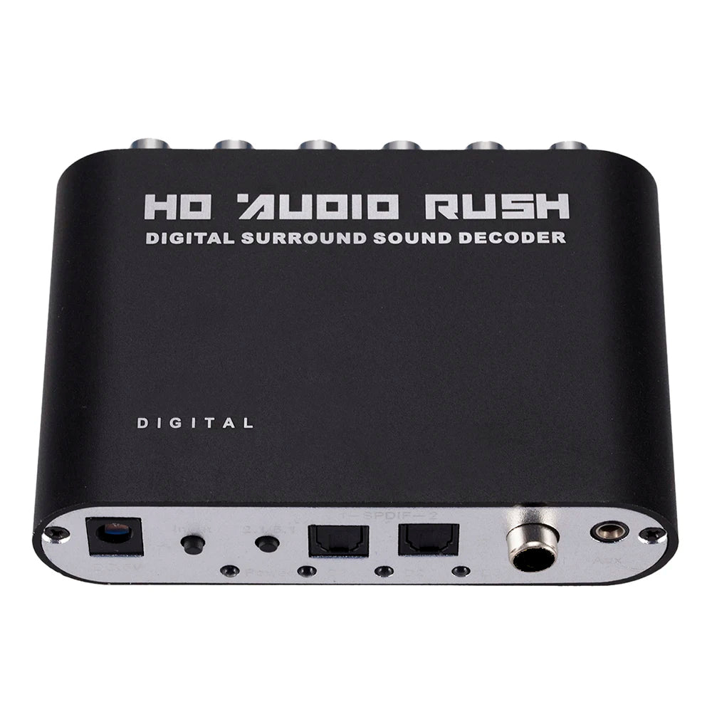 Digital Analog 5 1 CH Audio Decoder Amplifier SPDIF Coaxial RCA DTS Zpaxo