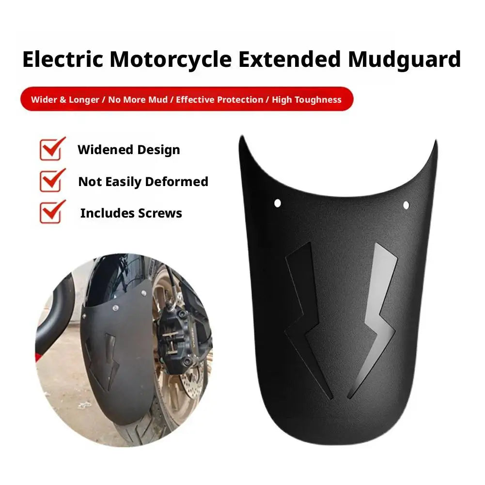 Universal Motorcycle Lengthen Front Fender Rear or Front Wheel Extension Fender Mudguard Splash Guard for Motorcycle 1/2PCS Zpaxo