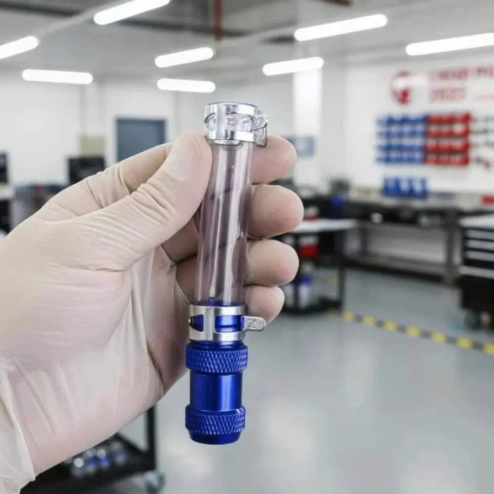 Stylish Alloy Air Filter Drain Plug Silicone Tube Aluminum Head Zpaxo
