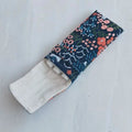 Chinese Style Pen Bag 3 Pen Set Portable Pen Bag Simple Pen Bag Protective Bag Portable Storage Flannel Zpaxo 3konglansecixiu
