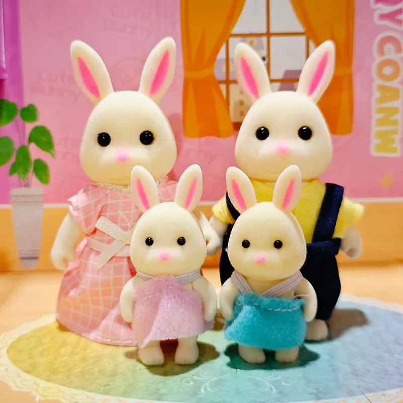 1 12 Simulation Forest Family Doll Accessories Reindeer Panda