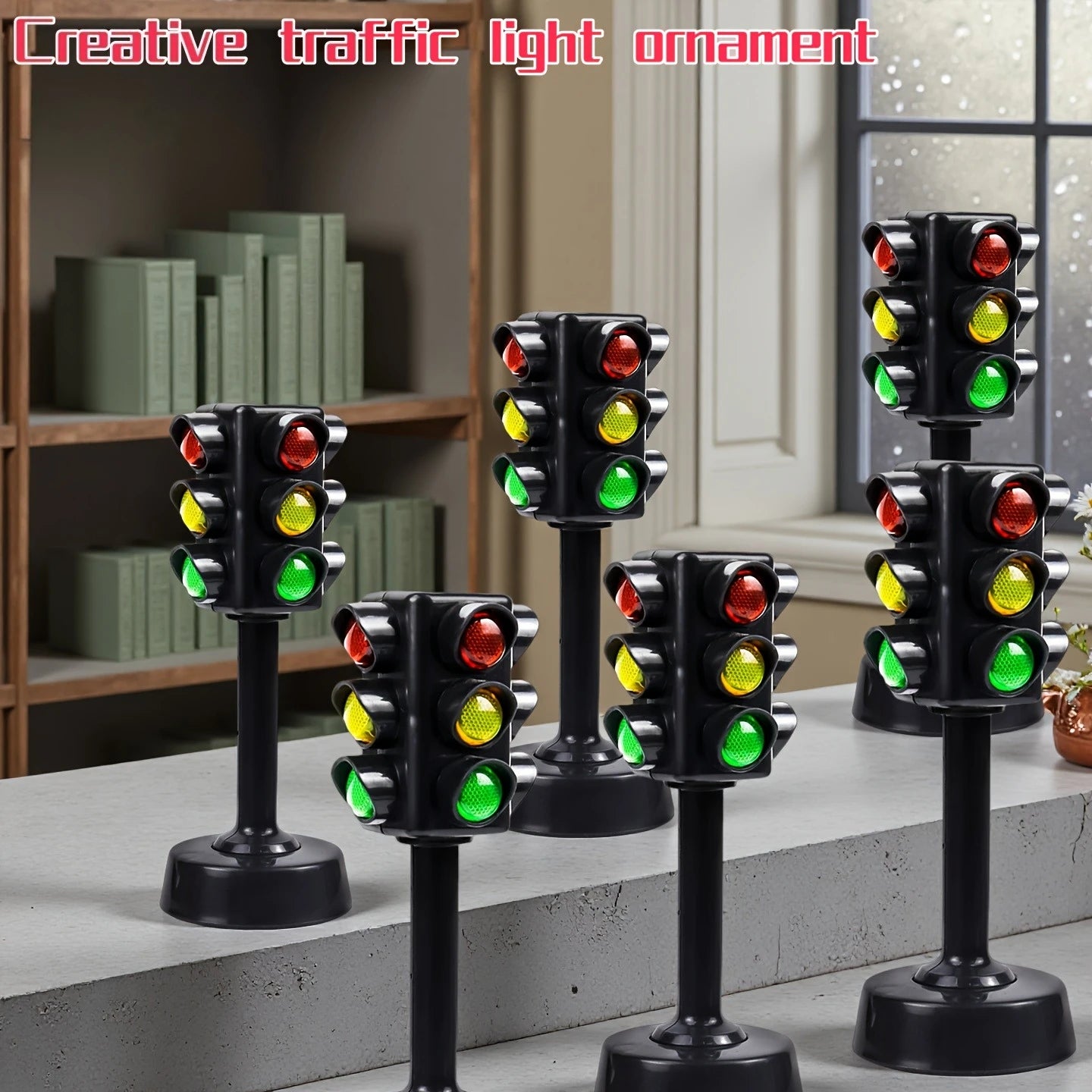 Creative Household Traffic Light Lighthouse Models Non-electric