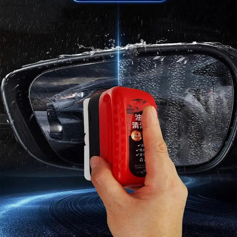 Car Windshield Glass Cleaner Sponge Brush – Oil & Water Spot Remover