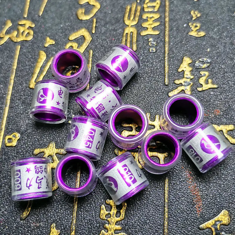 Custom Pigeon Rings Name Phone Number Aluminum Inner Diameter Bird