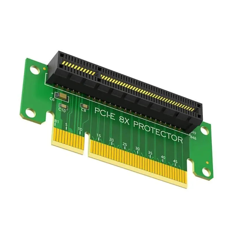 652F Pcie 8X to Pcie 8X Risers Adapter Card 90 Degree PCIE Extender Extension Zpaxo