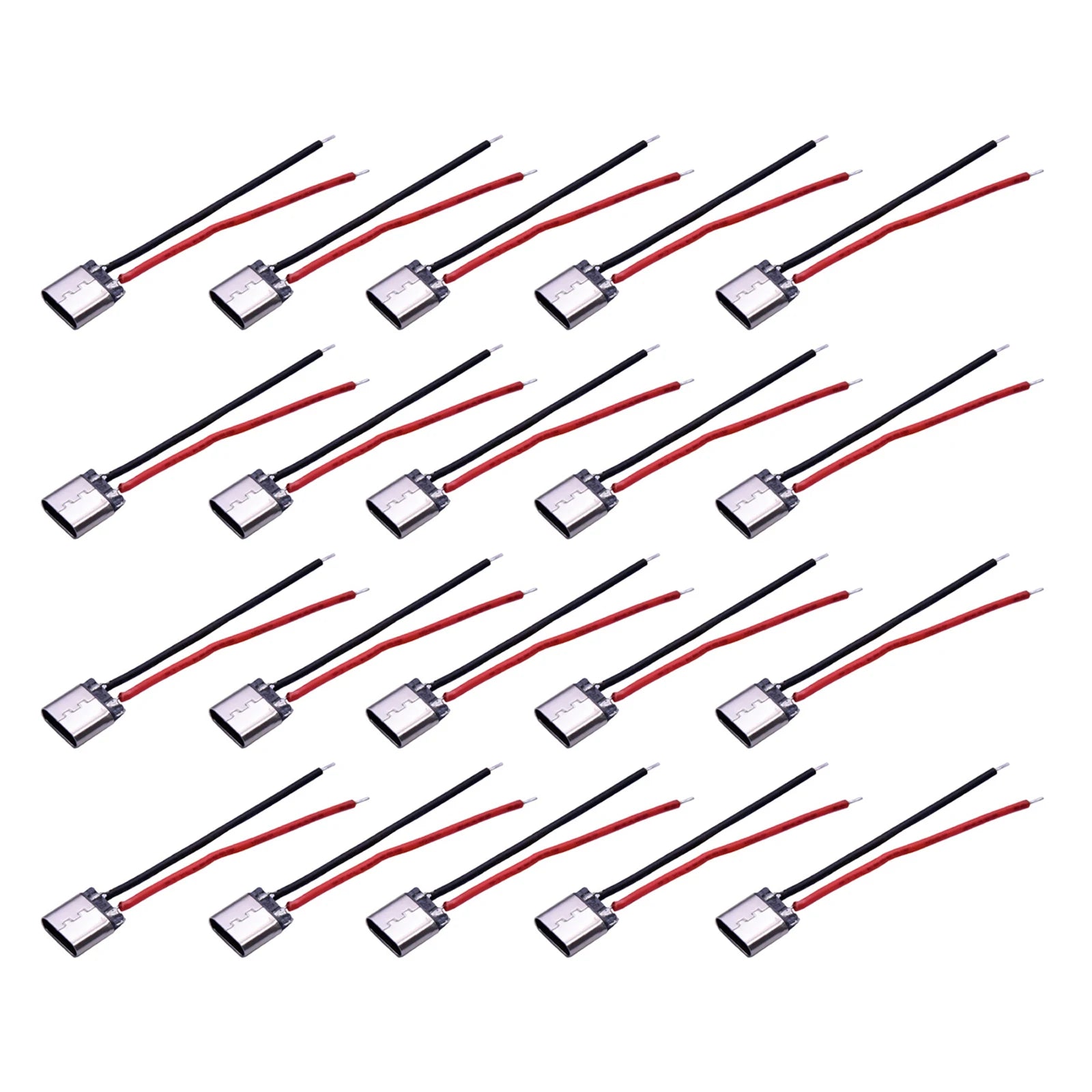 USB Type-c 2Pin Soldered Female Base Wire Typec 3A Current Socket C