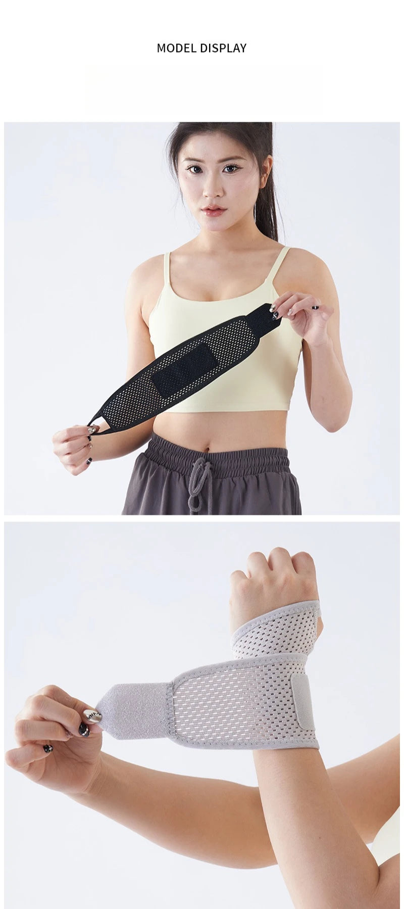 Sports wrist guard fitness wrist sprain badminton tennis winding compression joint fixator wrist guard Zpaxo