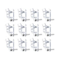 12 Universal Wire Fixing Clips Stable Cord Attachment