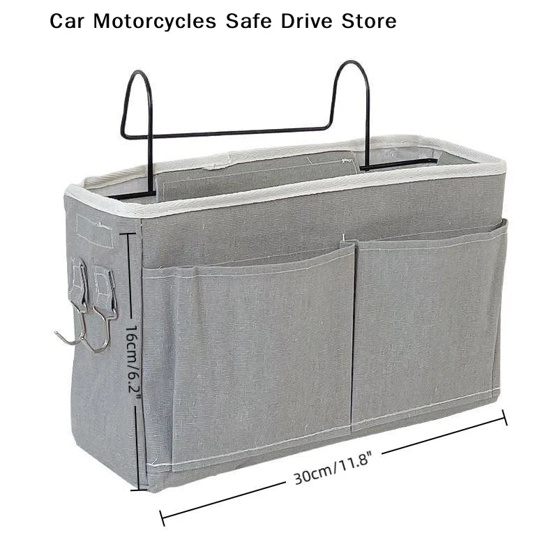 Storage Basket Hanging Rack Bed Remote Control Bookshelf Dormitory