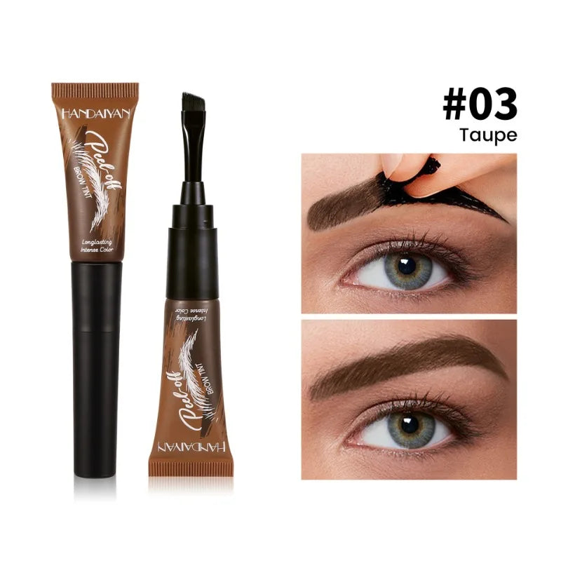 5-color Tear-off Eyebrow Gel Brush Combined Long-lasting Intense Zpaxo 03
