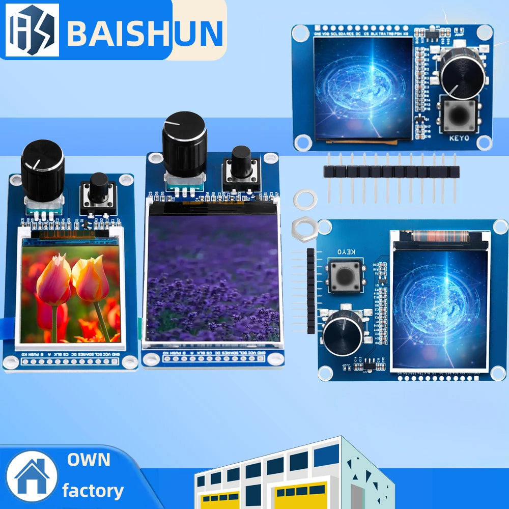 1 8 2 0 SPI TFT LCD Display Module EC11 Rotary Encoder Compatible Zpaxo