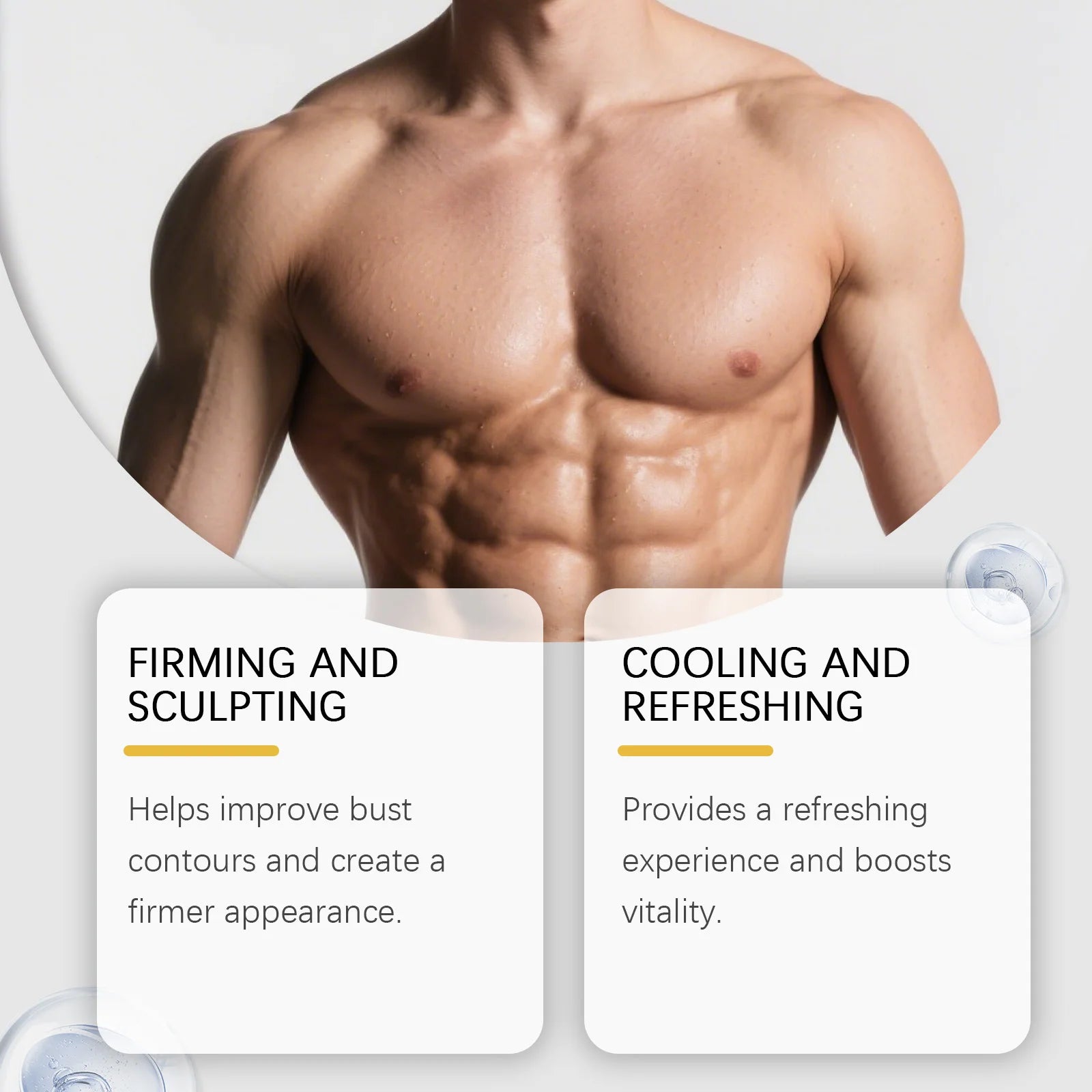 Men's Bee Venom Chest Firming Sculpting Massage Oil – 15ml Chest Firming Oil Zpaxo