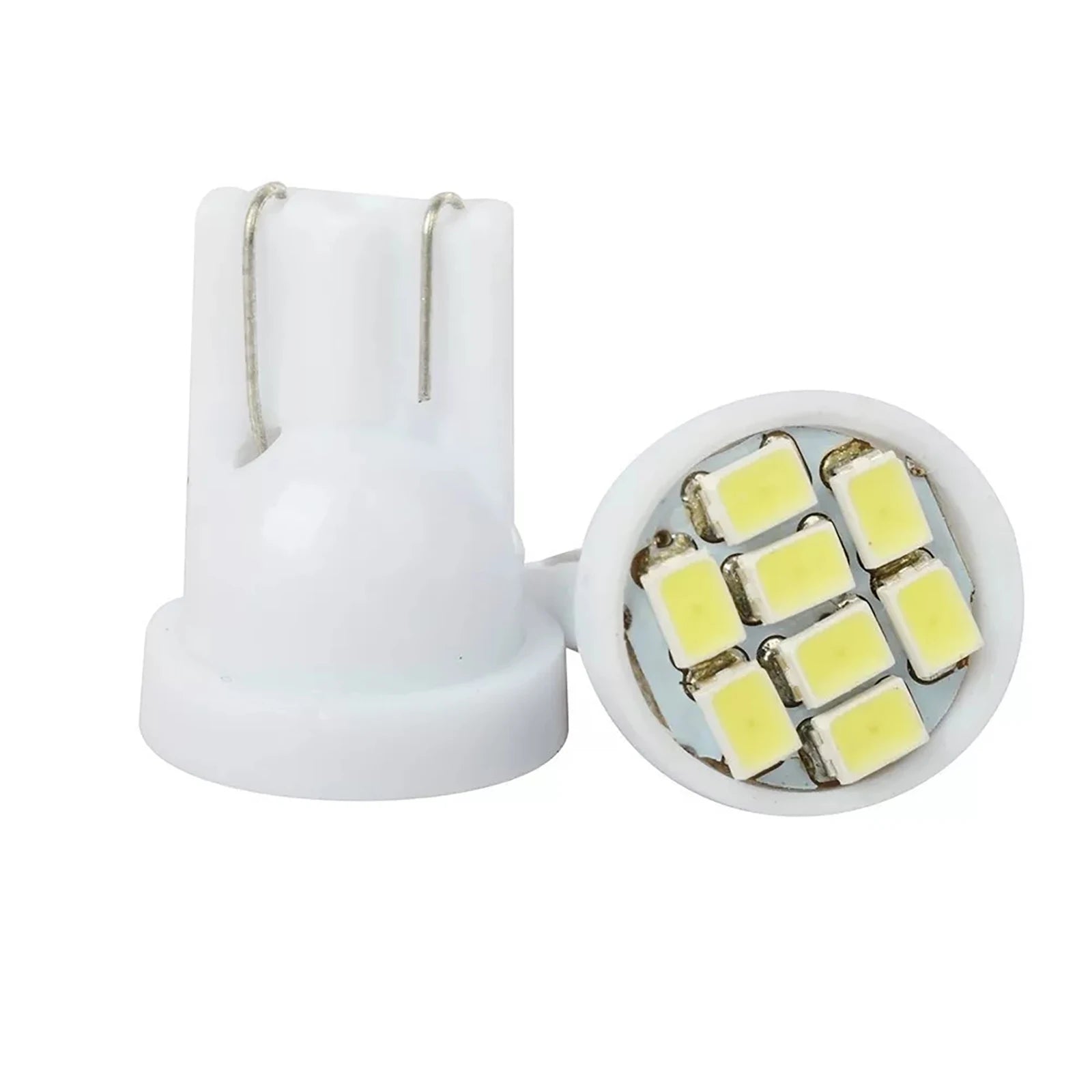 T10 White LED Bulbs 12V 8 SMD Bright Car Interior Dome Door Courtesy