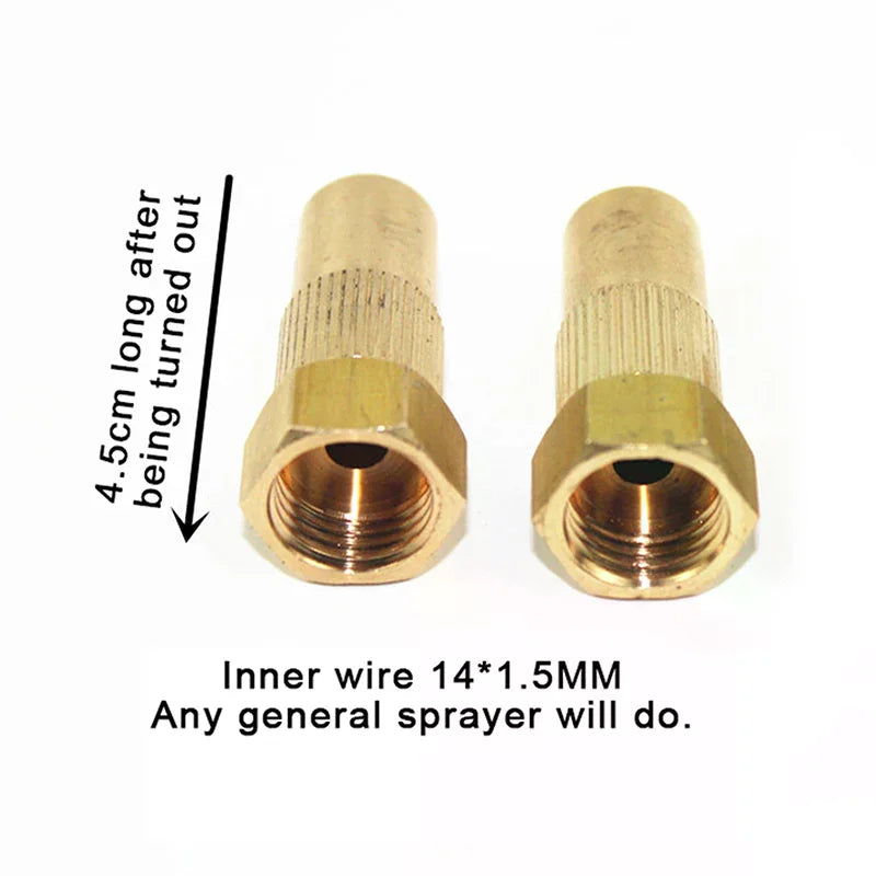 Agricultural Irrigation Nozzle 16*41*8MM Adjustable Pottery Nozzle High Quality Pottery Adjustable Spray Effortless Installation Zpaxo
