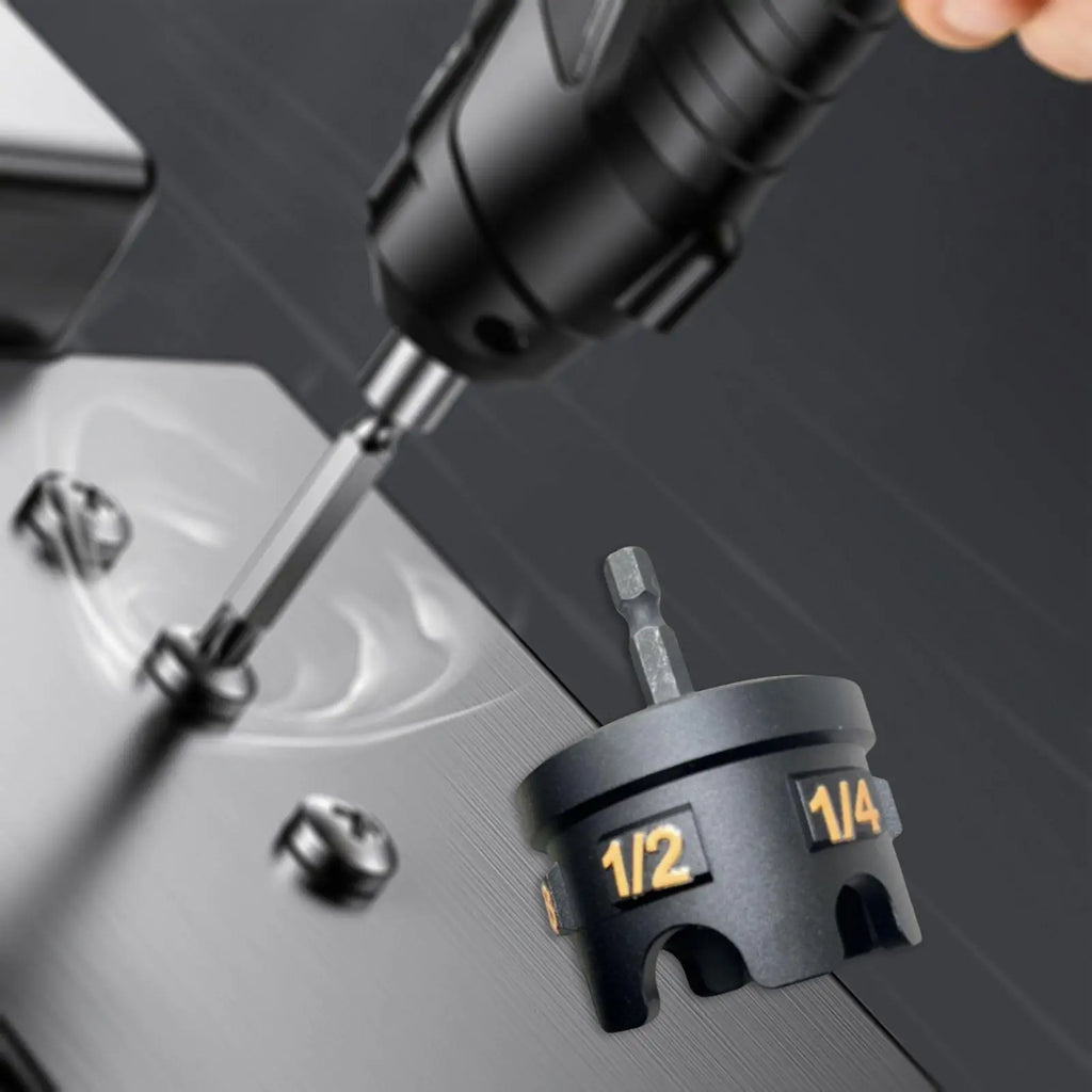 Nut Zipper Drill Attachment Nut Drill Bit Socket Wrench Tool Fast Nut and Bolt Removal for Professional Contractor Plumber Zpaxo