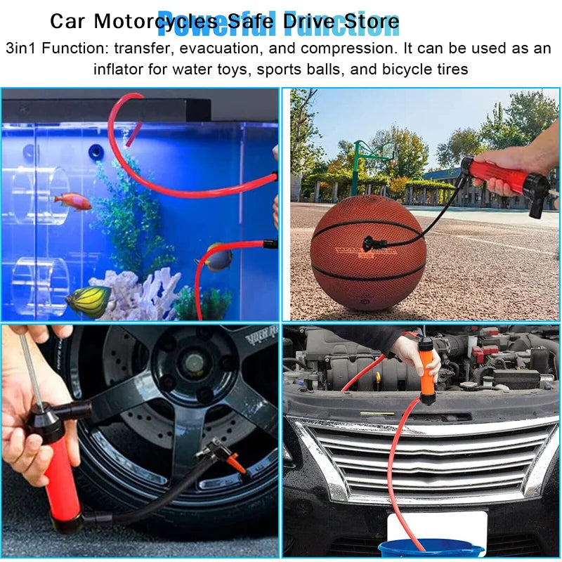 MPumping Oil Gas Siphon Pipe Transport Manual Pump Liquid Water