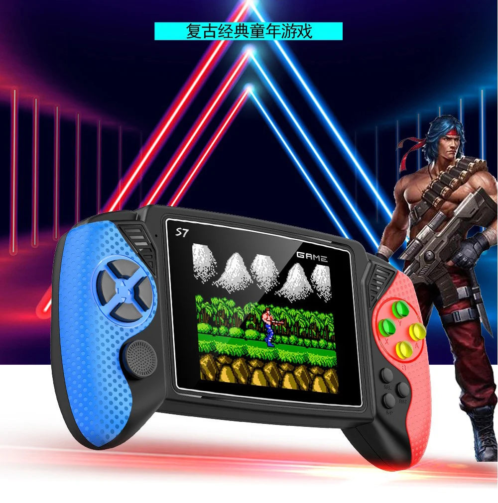 S7 Retro Handheld Game Console LCD Screen Built-in 620 Games Gaming