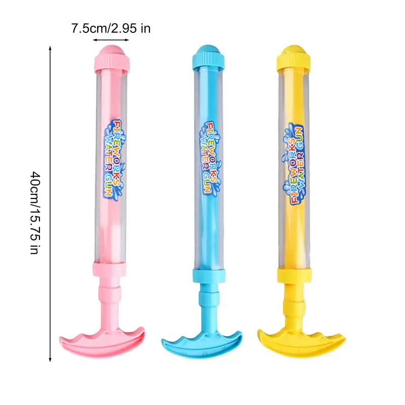 Water Sprinkler For Kids Water Soaker Squirter Outdoor Games 3 Pieces Retractable High Pressure Interactive Toys Party Games For Zpaxo