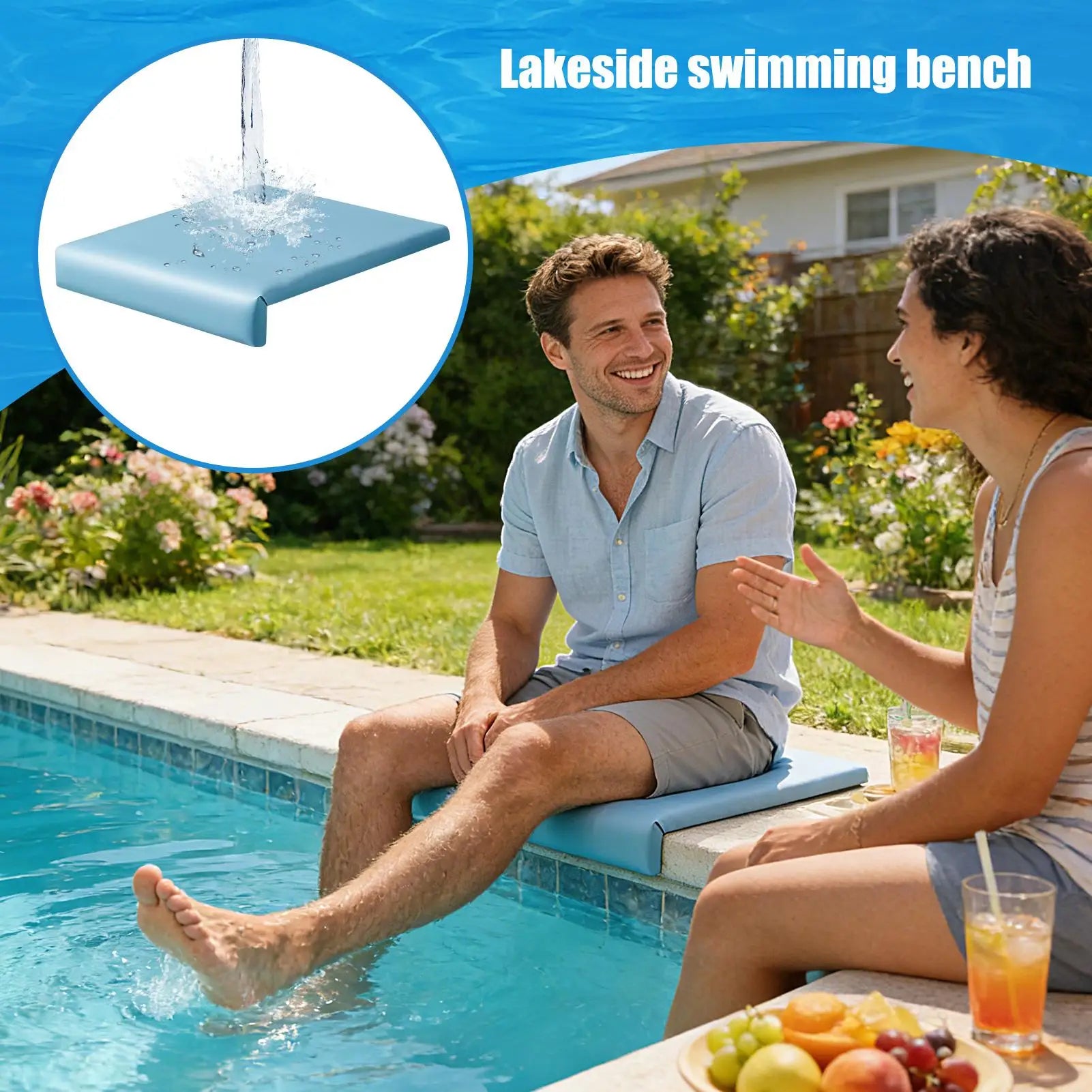 Pool Furniture Soft Breathable Non Slip Portable Patio Cushions for Outdoor Furniture for Patio Lawn Home Lakeside Beach Camping Zpaxo