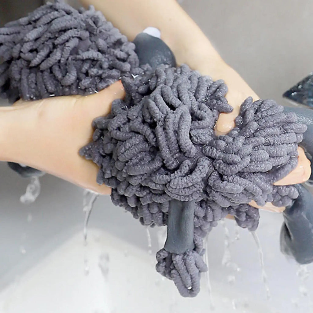 Chenille Animal Hand Towel Wild Boar Lion Shape Soft Water Absorption