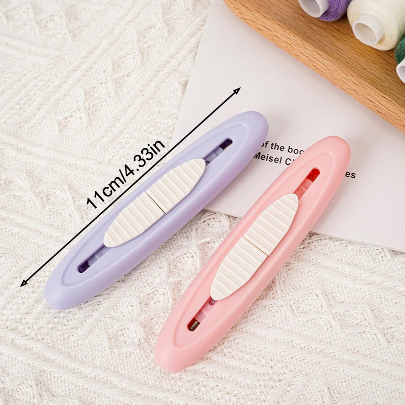 2 In 1 Needle Threader Seam Ripper, 2 In 1 Automatic Needle Threaders Seam Ripper, For Fast Threading & Seam Removal Zpaxo