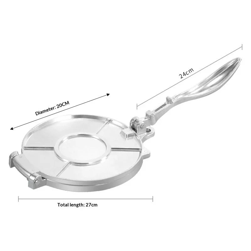 Aluminum Alloy Tortilla Press – Tortilla & Dumpling Skin Maker Tortilla Press Zpaxo