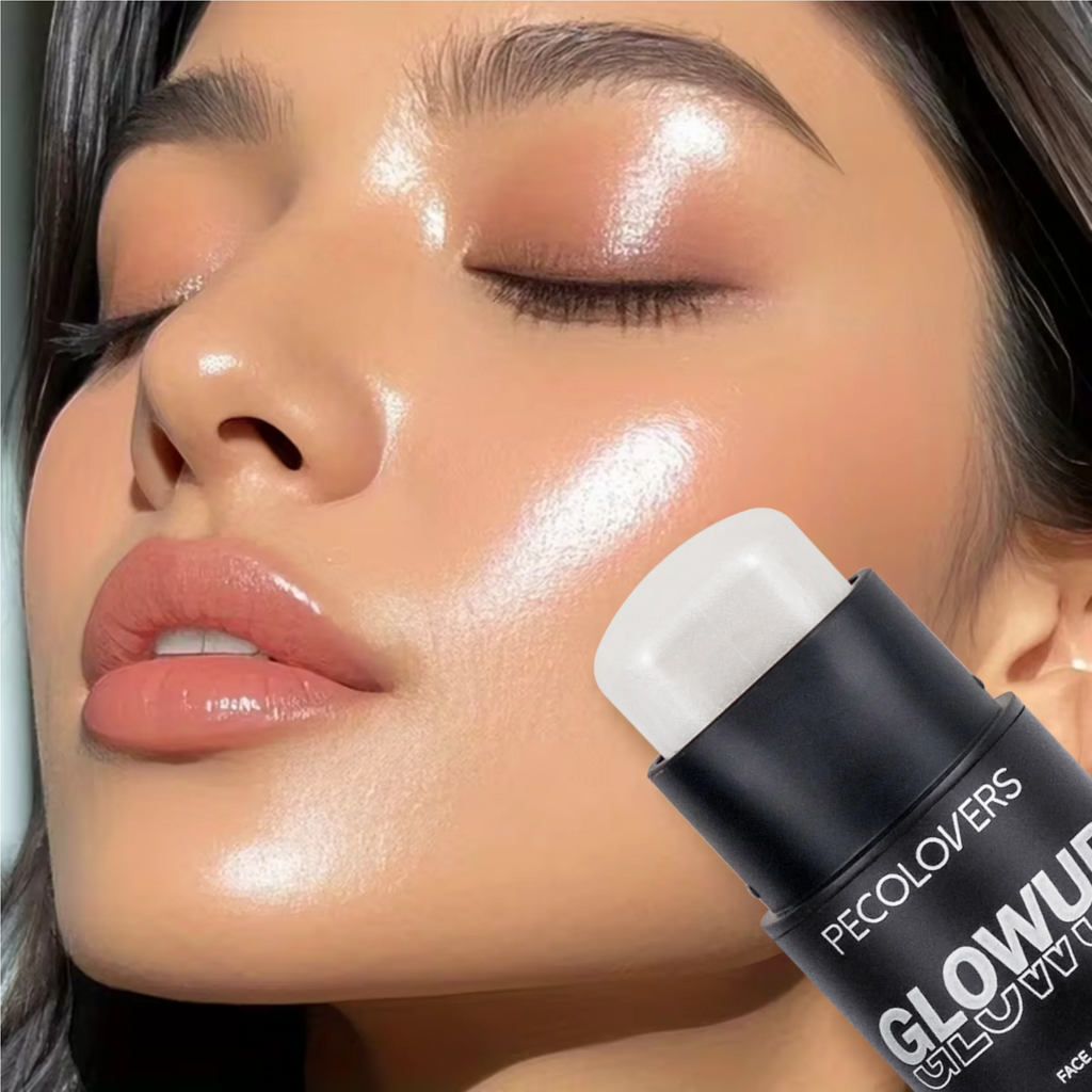 1PC Glowup Glow Highlighter Stick-Waterproof&Sweatproof,Long-Lasting Wear,Naturally Brightens Facial Contours&Highlights Makeup Zpaxo