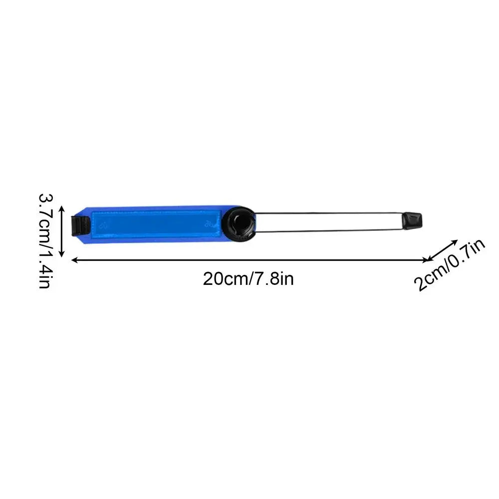 Reflective Cycling Ankle Straps – Adjustable Bike Pant Leg Bands Cycling Ankle Strap Zpaxo Blue