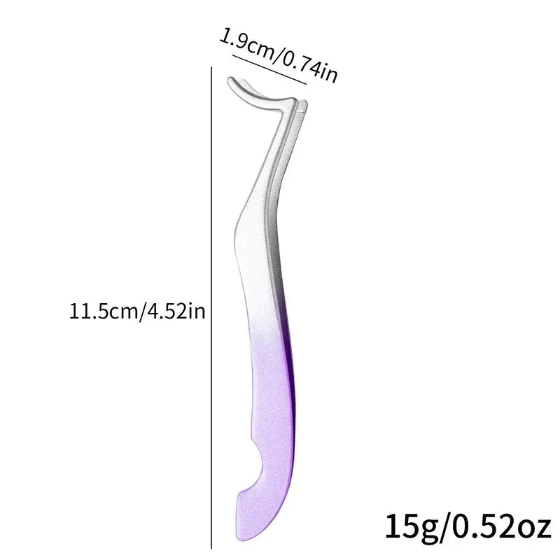 Gradient Eyelash Tweezers Stainless Steel Professional Pincet Lashes