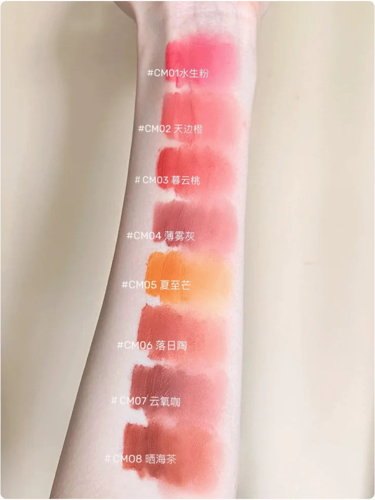 Into You Cloudy Lip Tint Air Mud Bare Matte Lipstick Intoyou Zpaxo