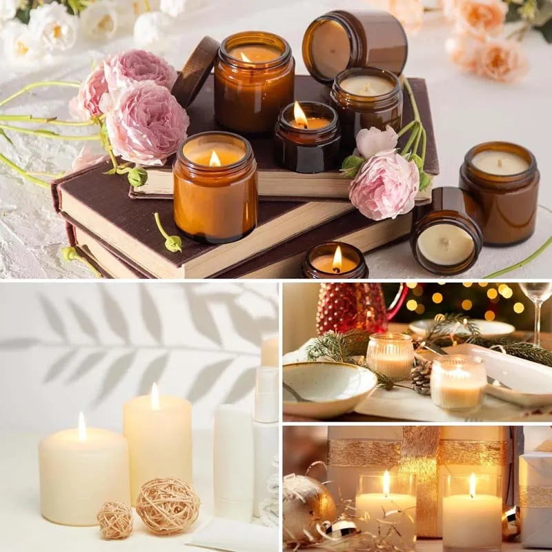 Natural Soy Wax Flakes 200g Candle Making Kit – Wicks Included Candle Making Kit Zpaxo